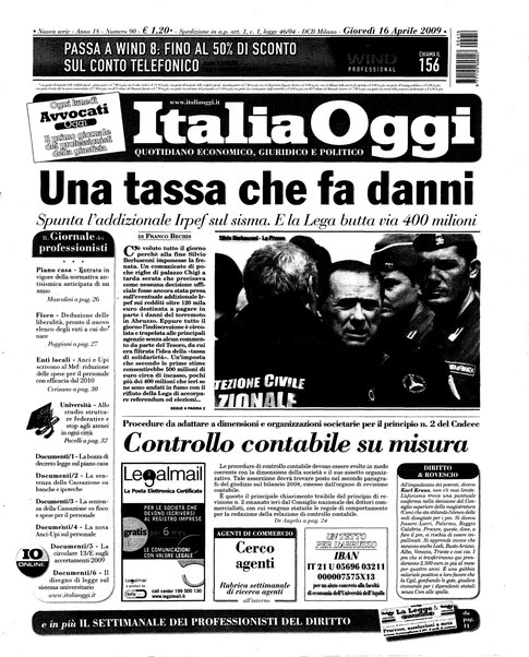 Italia oggi : quotidiano di economia finanza e politica